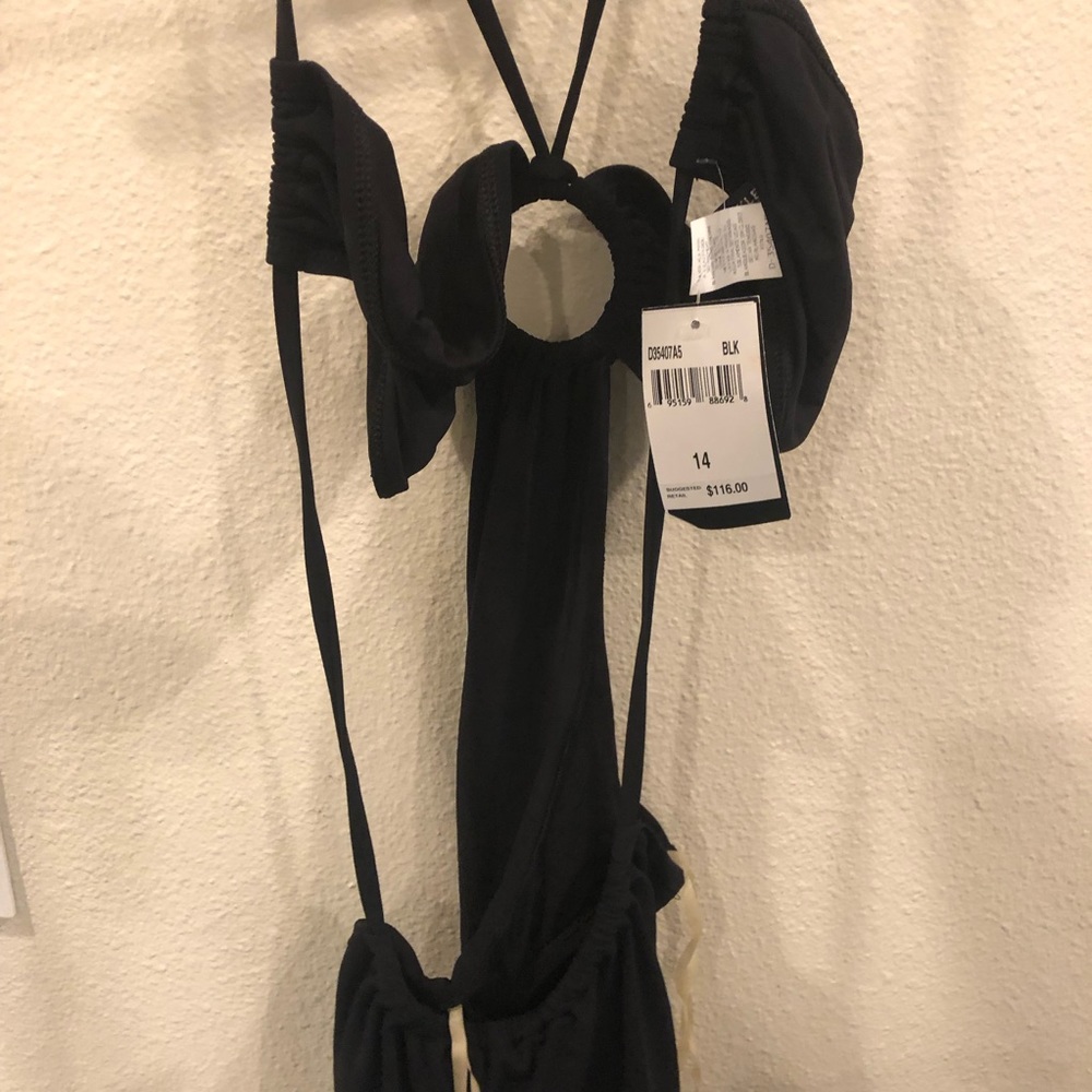 Anne Klein Black one piece swimsuit